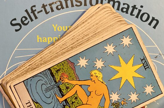 Blue Tarot for self-transformation book
