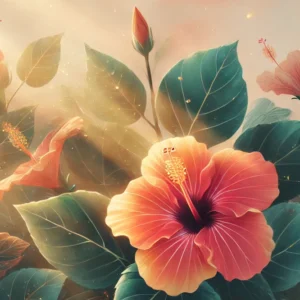 A visually captivating promotional image for a blog post titled 'Bloom and Renew_ Uncover the Power of Your Story.' The image features a serene nature